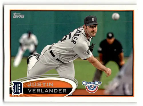 2012 Topps Opening Day #113 Justin Verlander NM-MT Tigers ID:62586 - Trading Cards