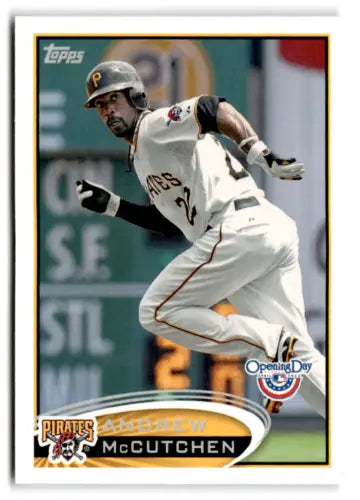 2012 Topps Opening Day #144 Andrew McCutchen baseball card in original gloss condition