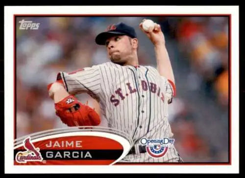 2012 Topps Opening Day #171 Jaime Garcia NM-MT Cardinals Baseball Card Original Gloss