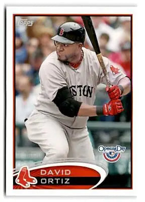David Ortiz 2012 Topps Opening Day #18 baseball card for collectors and fans