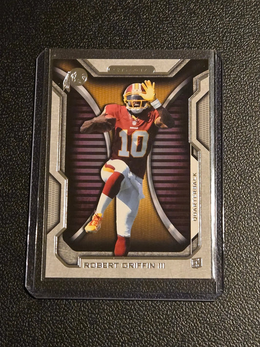 Robert Griffin III football trading card from Topps Strata 2012 Rookie Series