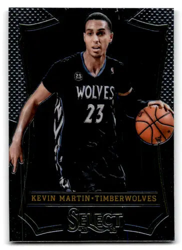 Original gloss Kevin Martin basketball card from Panini Select 2013-14 Timberwolves