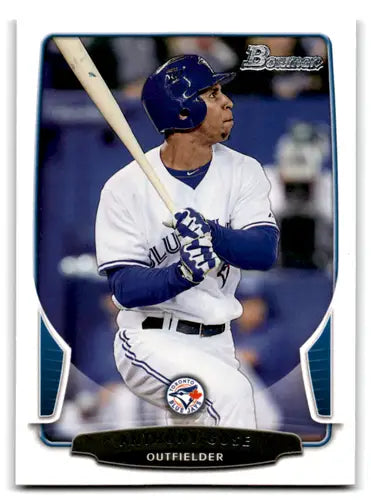Baseball card featuring Anthony Gose in a Blue Jays uniform with original gloss