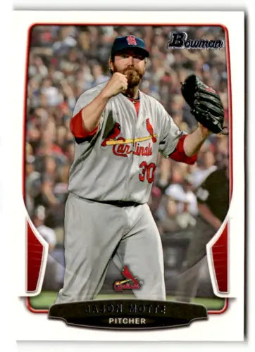 2013 Bowman #145 Jason Motte baseball card in NM condition with original gloss