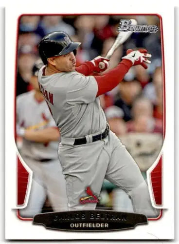 Carlos Beltran 2013 Bowman #153 baseball card in original gloss condition