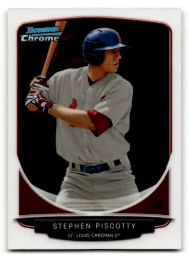 2013 Bowman Chrome Prospects BCP52 Stephen Piscotty baseball card with original gloss