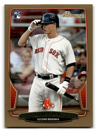 2013 Bowman Gold #217 Brock Holt NM-MT Red Sox ID:72115 - Trading Cards