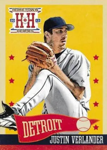 2013 Panini Hometown Heroes #62 Justin Verlander NM-MT Tigers - Trading Cards