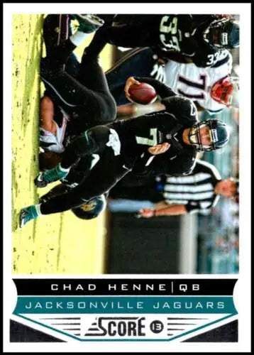 Chad Henne original gloss 2013 Panini Score football card Jaguars ID:34836