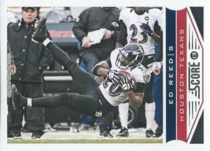 Ed Reed football card from 2013 Panini Score in NM-MT condition, original gloss finish