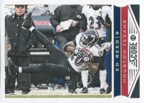 Ed Reed football card from 2013 Panini Score in NM-MT condition, original gloss finish