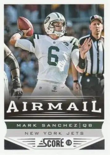 2013 Panini Score Air Mail #242 Mark Sanchez football card original gloss NY Jets