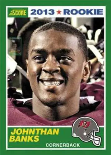 Johnthan Banks 2013 Panini Score Rookie Card NM-MT Buccaneers Original Gloss