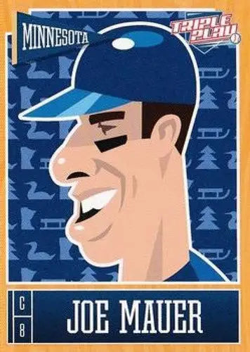 2013 Panini Triple Play #51 Joe Mauer NMMT Twins - Trading Cards