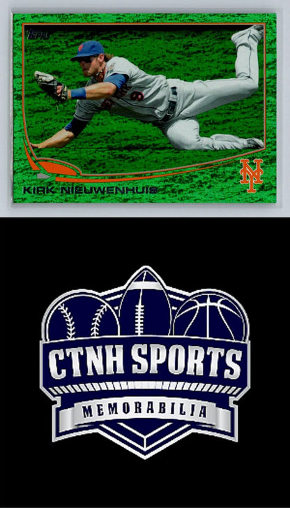 Kirk Nieuwenhuis Emerald Foil Baseball Card from the 2013 Topps collection