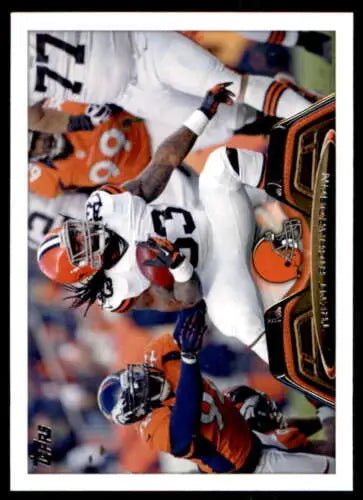 Trent Richardson 2013 Topps #160 Football Trading Card with original gloss finish