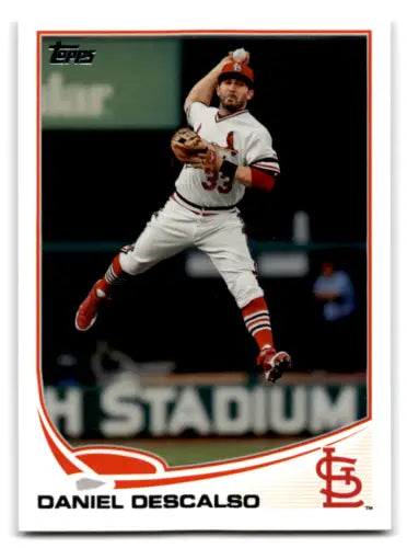 2013 Topps #190 Daniel Descalso NM-MT baseball card with original gloss from Cardinals