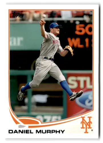 2013 Topps #300 Daniel Murphy baseball card, NM-MT condition with original gloss