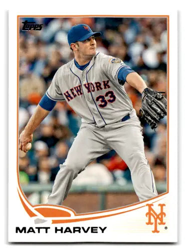 2013 Topps #577 Matt Harvey NM-MT Mets ID:70754 - Trading Cards