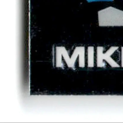 Black electronic device with white lettering from 2013 Topps Baseball Chrome Mike Moustakas #177