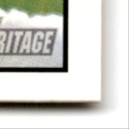 Heritage Thomas Neal baseball card featuring framed artwork from Topps Baseball Heritage collection