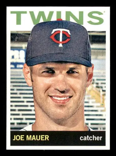 2013 Topps Heritage #90 Joe Mauer NM-MT Twins ID:71341 - Trading Cards