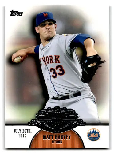 2013 Topps Update Making Their Mark #MM-32 Matt Harvey NM-MT Mets ID:70760 - Trading Cards