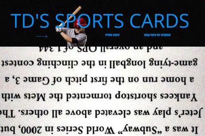 Sports card advertisement for 2013 Topps Update Derek Jeter Postseason Heroes