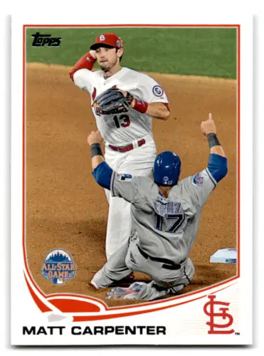 2013 Topps Update US104 Matt Carpenter baseball card with original gloss finish