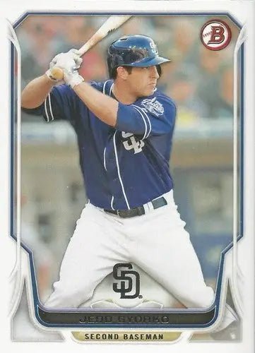 Original gloss baseball card featuring Jedd Gyorko NM-MT from 2014 Bowman Padres