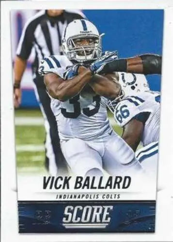 Vick Ballard football card 2014 Score #99 NM-MT original gloss Simply Sandoval