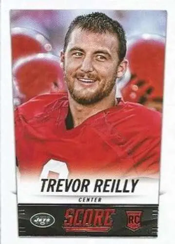 Trevor Reilly 2014 Score Rookies #435 NM-MT RC football card with original gloss NY Jets