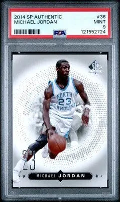 2014 SP Authentic Michael Jordan #36 Basketball PSA 9