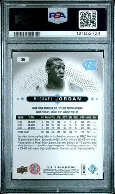 2014 SP Authentic Michael Jordan #36 Basketball PSA 9