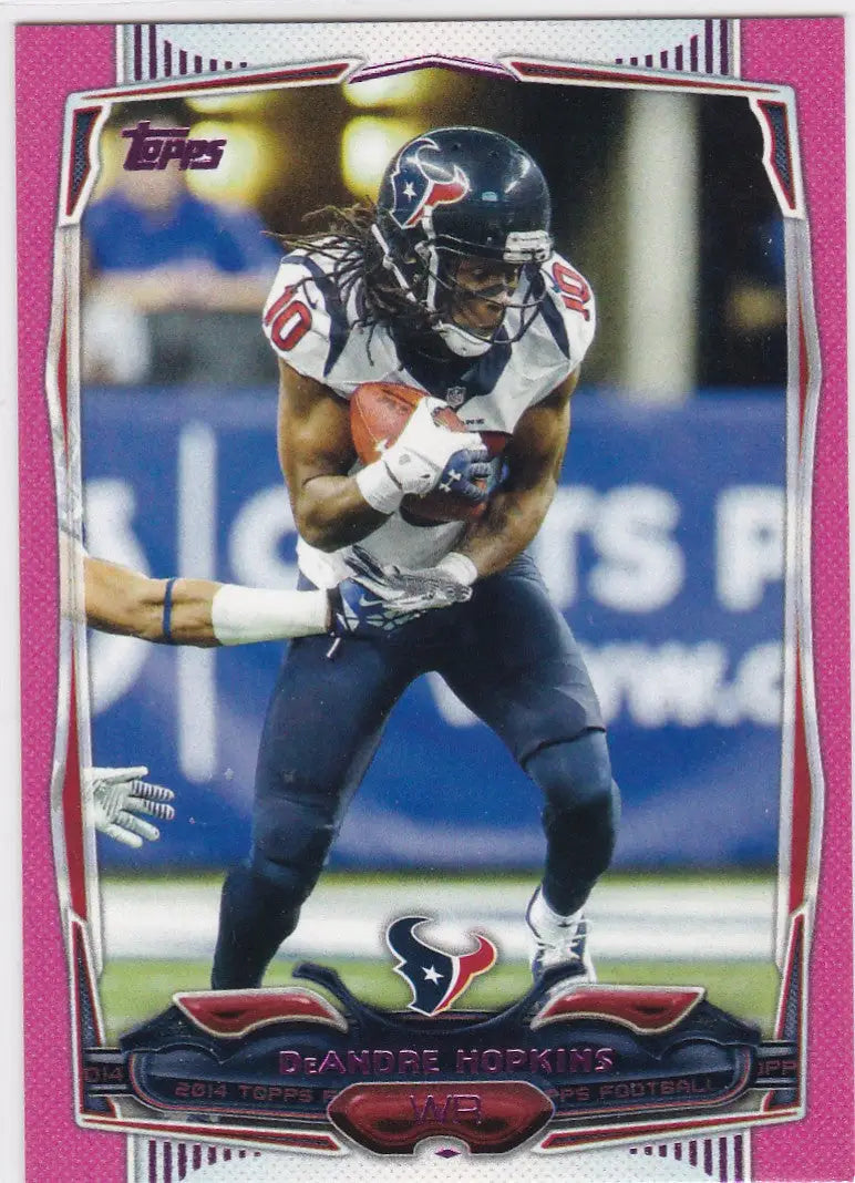 2014 Topps #149 DeAndre Hopkins Pink 223/499 Houston Texans