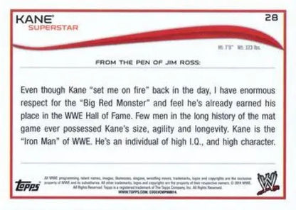2014 Topps #28 Kane NM-MT ID:6344 - Trading Cards