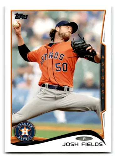 Baseball card of Josh Fields, 2014 Topps #286, featuring original gloss design