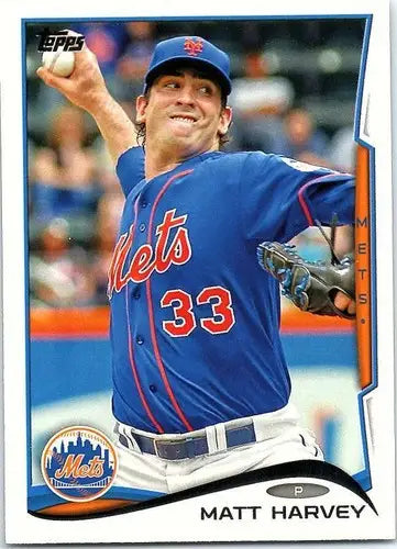 2014 Topps #33 Matt Harvey NM-MT Mets ID:70755 - Trading Cards