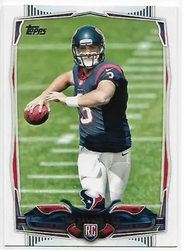2014 Topps #347 Tom Savage NM-MT RC Rookie Texans original gloss football trading card