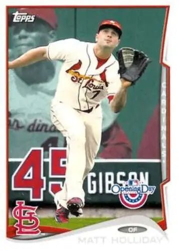 2014 Topps Opening Day #189 Matt Holliday NM-MT Cardinals baseball card original gloss