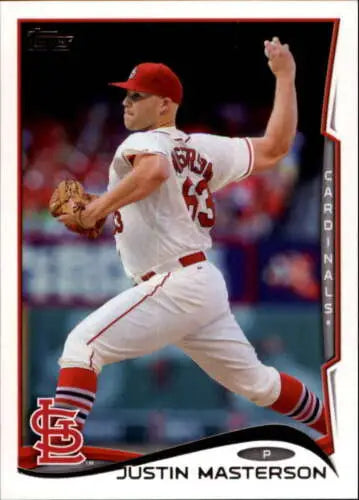 Justin Masterson 2014 Topps Update #US-71 baseball card with original gloss