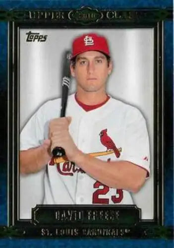 David Freese baseball card from 2014 Topps Upper Class with original gloss finish