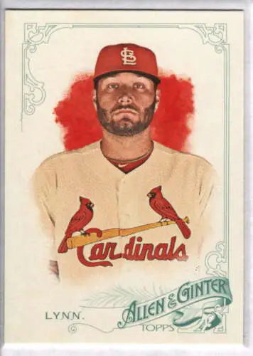 Lance Lynn baseball card 2015 Allen and Ginter #47 original gloss NM-MT Cardinals