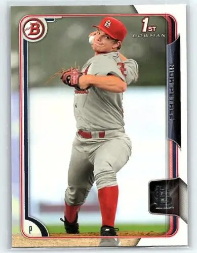2015 Bowman Prospects BP84 Nick Petree NM-MT RC Rookie Baseball Card original gloss