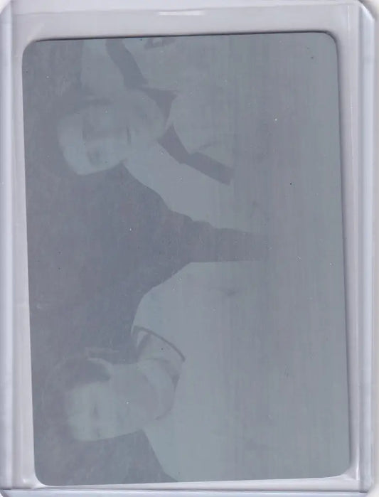 Ultrasound image of a fetus profile featured in Leaf Ultimate Hockey Plate Cyan