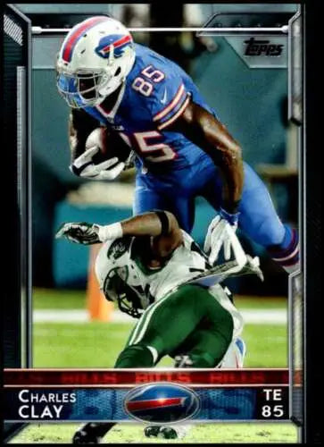 2015 Topps #102 Charles Clay NM-MT Bills football card with original gloss finish