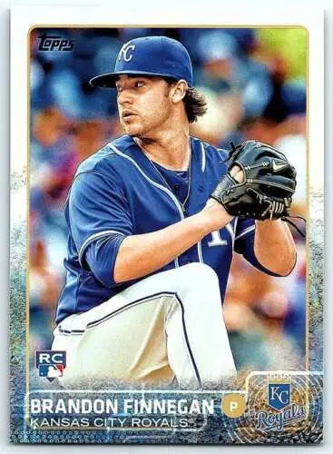 Brandon Finnegan 2015 Topps #154 Rookie Royals Baseball Card with original gloss