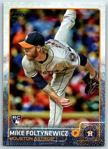 Mike Foltynewicz 2015 Topps #171 Rookie Astros baseball card with original gloss