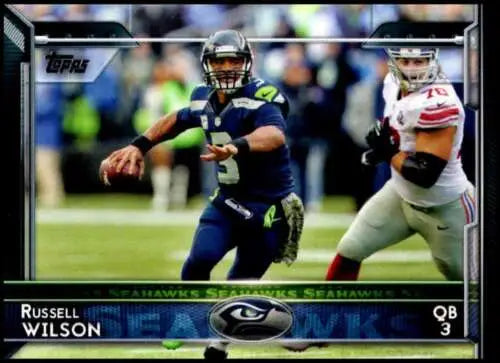 2015 Topps #235 Russell Wilson NM-MT Seahawks original gloss football card for sale