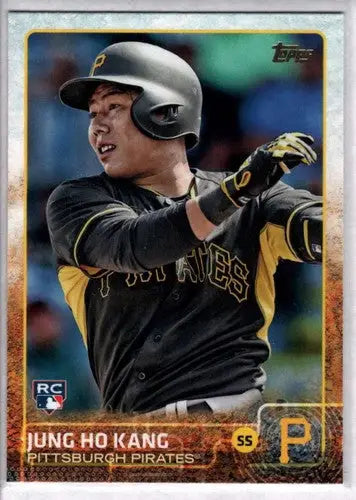 2015 Topps Jung Ho Kang NM-MT RC Rookie Pirates baseball card with original gloss